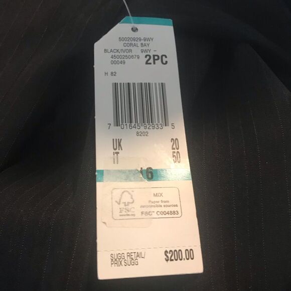 Evan Picone Pantsuit Women's Size 16 2-Piece Set Blazer & Pants NWT - Picture 12 of 14